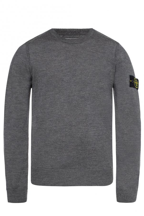 Grey Sweater with logo Stone Island - Vitkac Canada